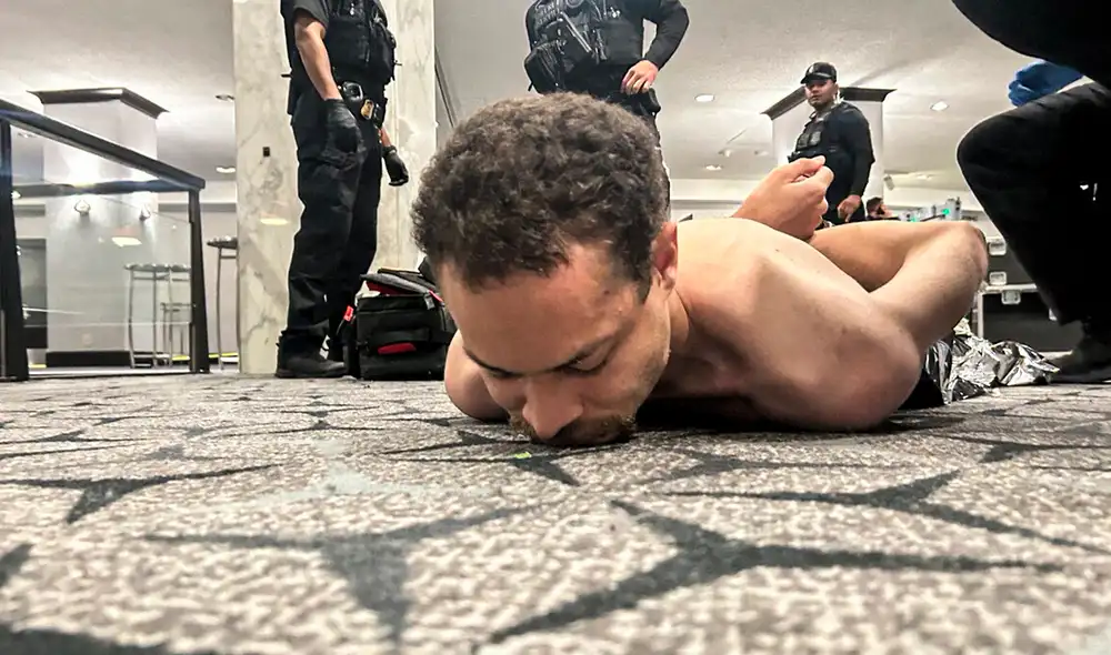 A lo largo de la sesión, Allen no se declaró culpable de los hechos, pero tampoco inocente. Foto: AFP.