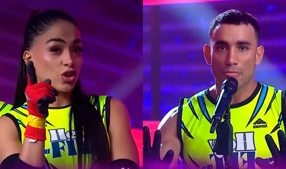 Said Palao regresa a ‘Esto es guerra’ y enfrenta a Onelia Molina por sus burlas mientras hablaba de su lesión. Fotos: captura/América TV