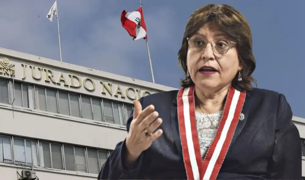 Delia Espinoza presentó demanda de amparo contra el Jurado Nacional de Elecciones | Composición: LR.