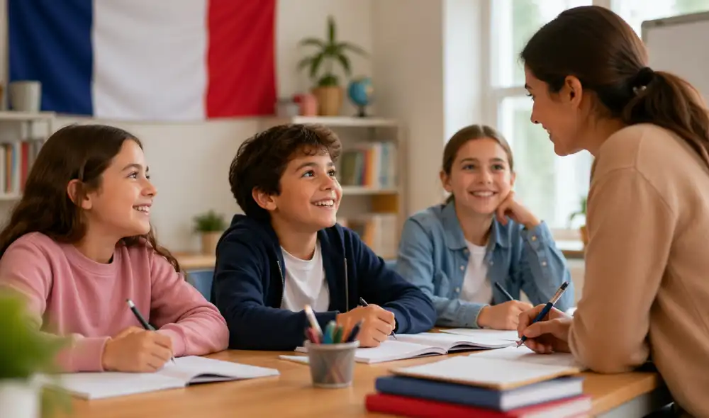 Conocer un nuevo idioma es un incentivo para fomentar el conocimiento. Fuente: Composición IA.