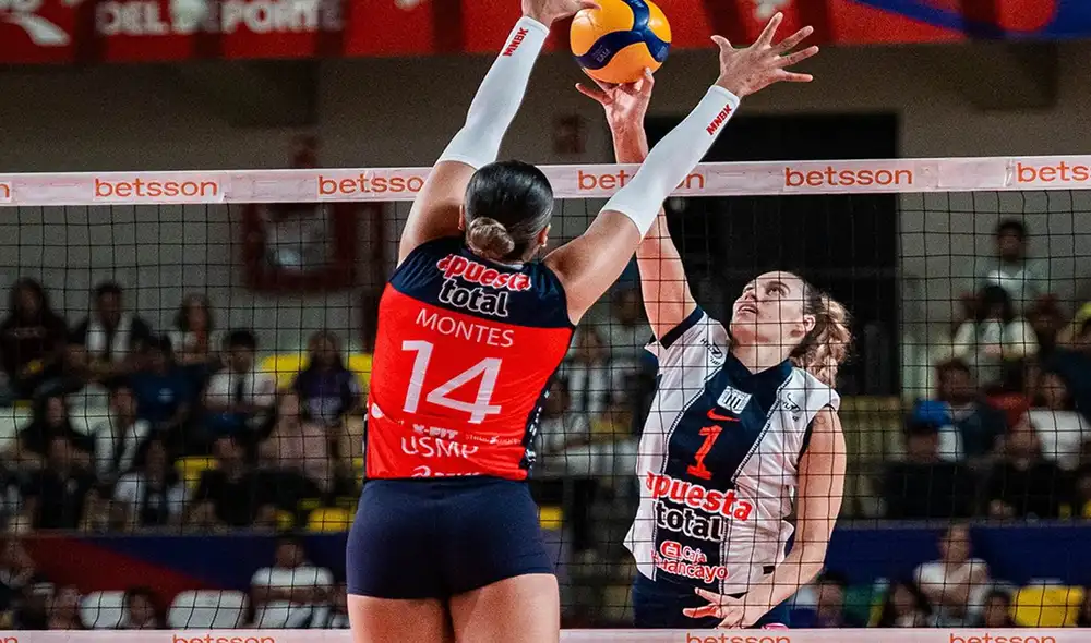 La serie entre Alianza Lima y San Martín se encuentra igualada 1-1. Foto: Liga Peruana de Vóley