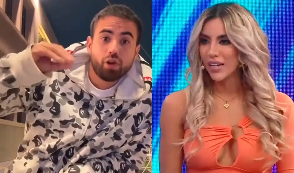 César BK respondió con una indirecta en redes sociales, apoyando a Shirley Arica. Fotos: Instagram/captura ATV