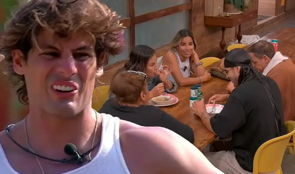 Renato Rossini regresó a 'La granja VIP' con una actitud bastante polémica. Foto: Composición LR/Captura/YouTube