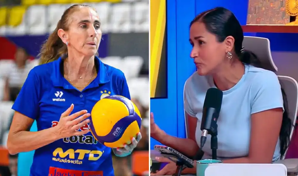 Natalia Málaga hizo su descargo tras comentarios de Vivian Baella. Foto: Liga Peruana de Vóley/composición LR