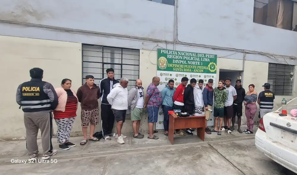 Policía desarticuló la banda criminal Los Temibles de Santa Luisa.