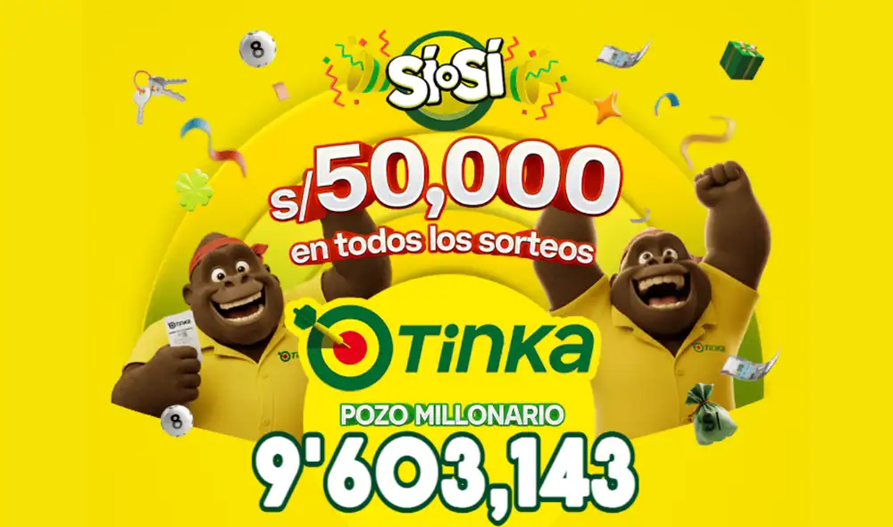 Conoce el resultado del sorteo de La Tinka, hoy domingo 3 de mayo
