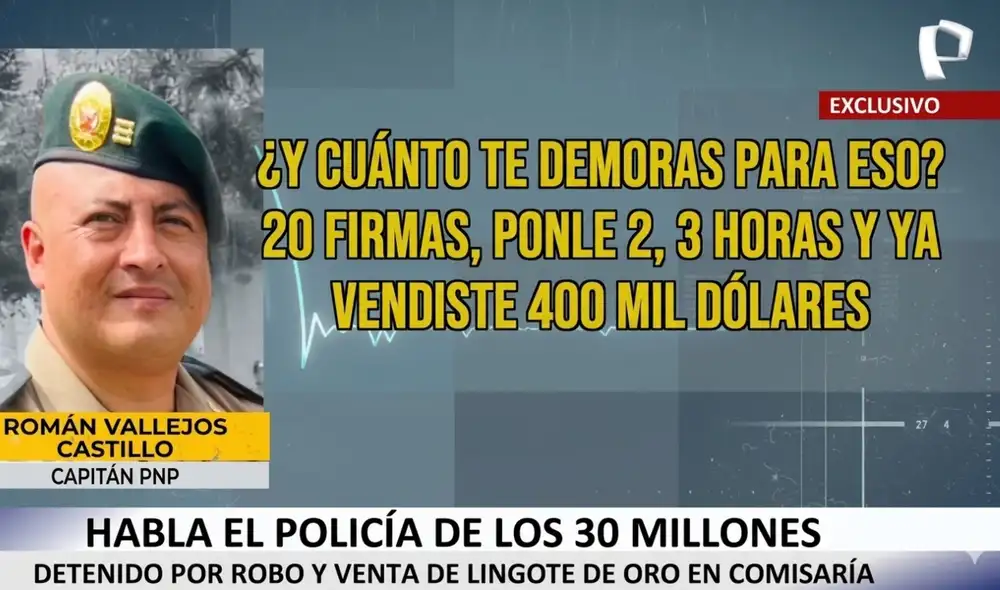 Capitán PNP que registra S/31 millones atribuye el dinero a la venta de vehículos: "En 2 o 3 horas haces 400 mil dólares". Foto: composición IA.