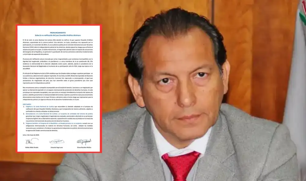 Exministros y exdefensora del Pueblo exigen a la JNJ que reconsidere ratificar a juez Ordoñez: "Es una represalia inaceptable"
