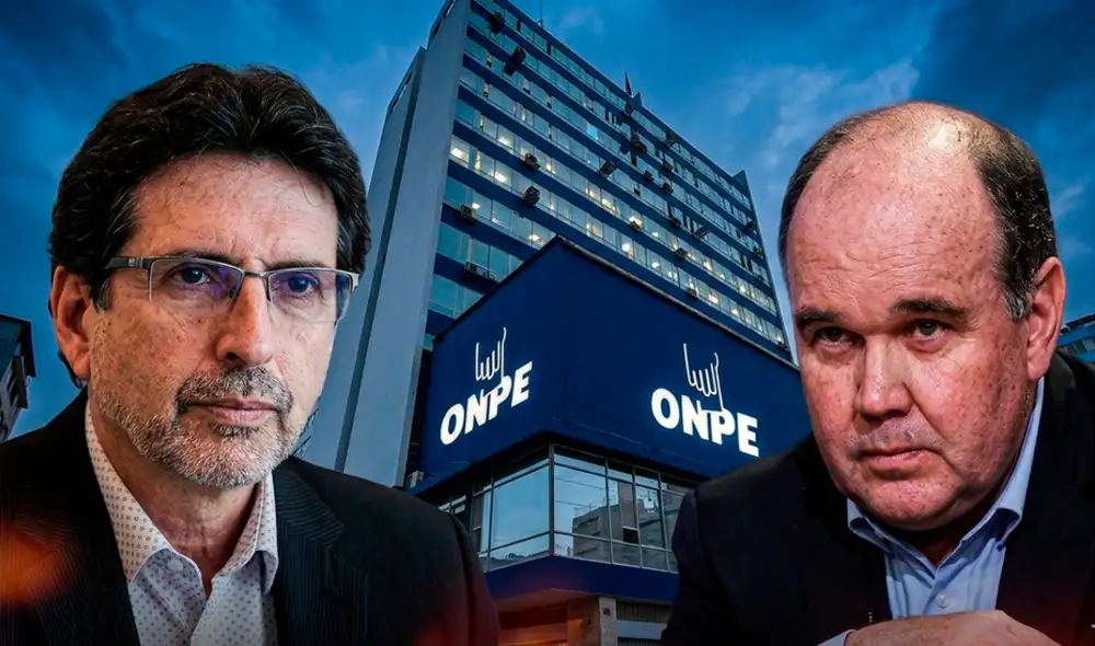 El presidente de la Confiep se mostró en contra de la narrativa de fraude impulsada por López Aliaga. Foto: Composición/LR