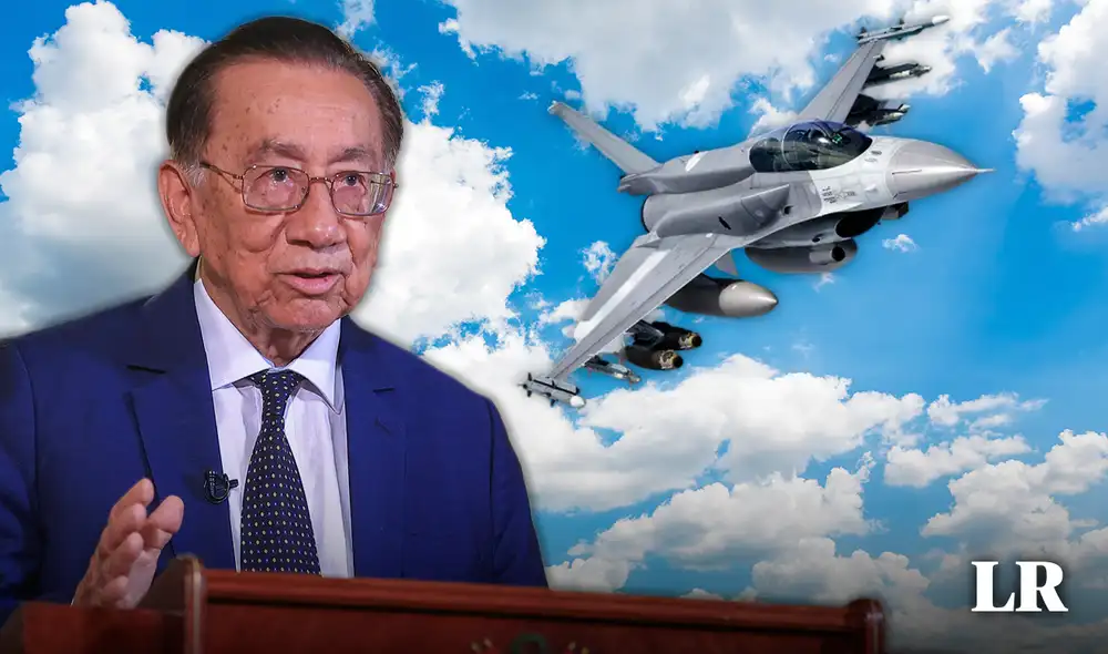 El presidente Balcázar afirmó que el contrato para la compra de los F-16 Block 70 se hizo sin licitación, como exigen las normas. Foto: composición LR