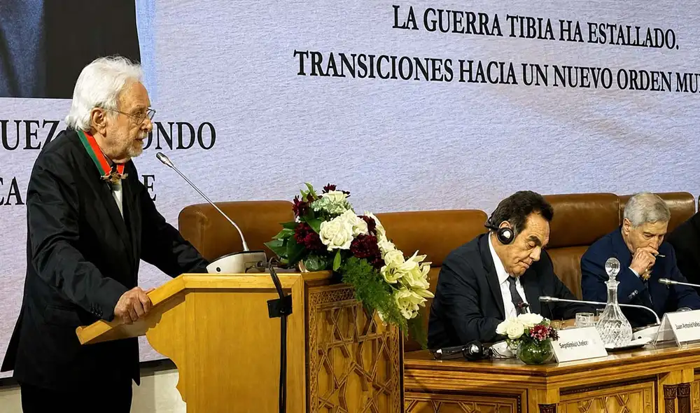 En su intervención, Rodríguez advirtió sobre una "tercera guerra mundial fragmentada" que redefine el equilibrio global En su intervención, Rodríguez advirtió sobre una "tercera guerra mundial fragmentada" que redefine el equilibrio global