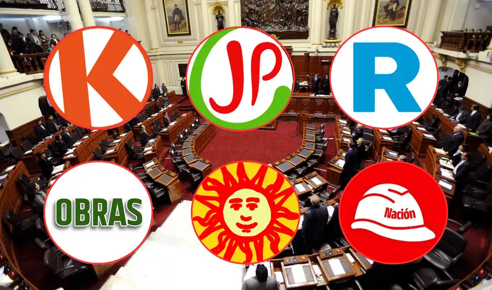 Partidos que formarán parte del próximo Senado.