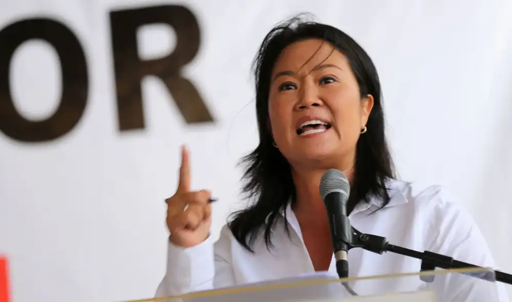 Keiko Fujimori, candidata a la presidencia por Fuerza Popular.