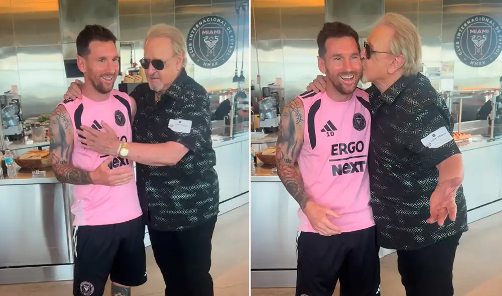 Carlos Villagrán dejó en claro que es ídolo del astro argentino Lionel Messi. Foto: Composición LR/Instagram.