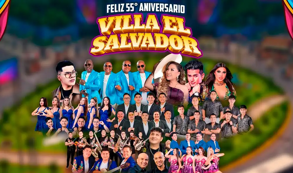 Villa el Salvador ofrecerá concierto gratuito para todos sus vecinos por sus 55 años de fundación. Foto: Instagram Villa el Salvador ofrecerá concierto gratuito para todos sus vecinos por sus 55 años de fundación. Foto: Instagram