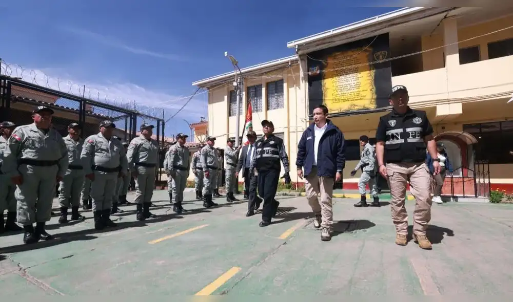 Ministro de Justicia en el penal de Juliaca.