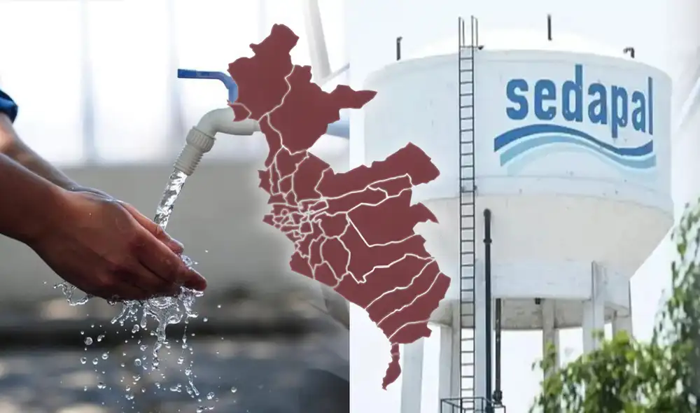 Estos distritos de Lima no tendrán agua, según Sedapal.