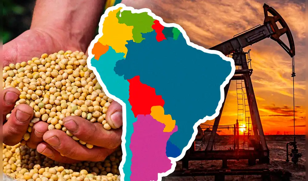 Estos sectores clave —soja, petróleo, hierro y carne— reflejan el crecimiento sostenido de Brasil. Foto: Composición LR. Estos sectores clave —soja, petróleo, hierro y carne— reflejan el crecimiento sostenido de Brasil. Foto: Composición LR.