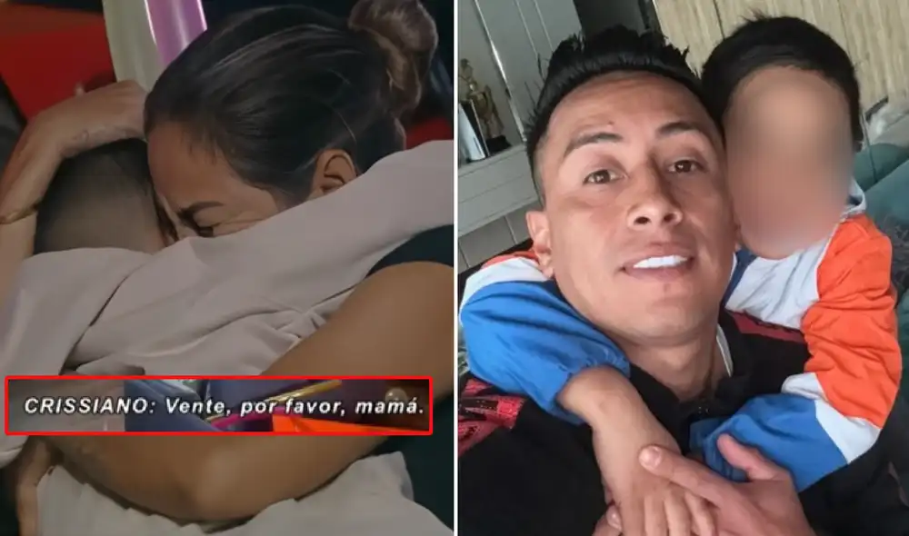 Hijo de Pamela López y Christian Cueva le hace conmovedora petición a su madre: "Vente, por favor, mamá"