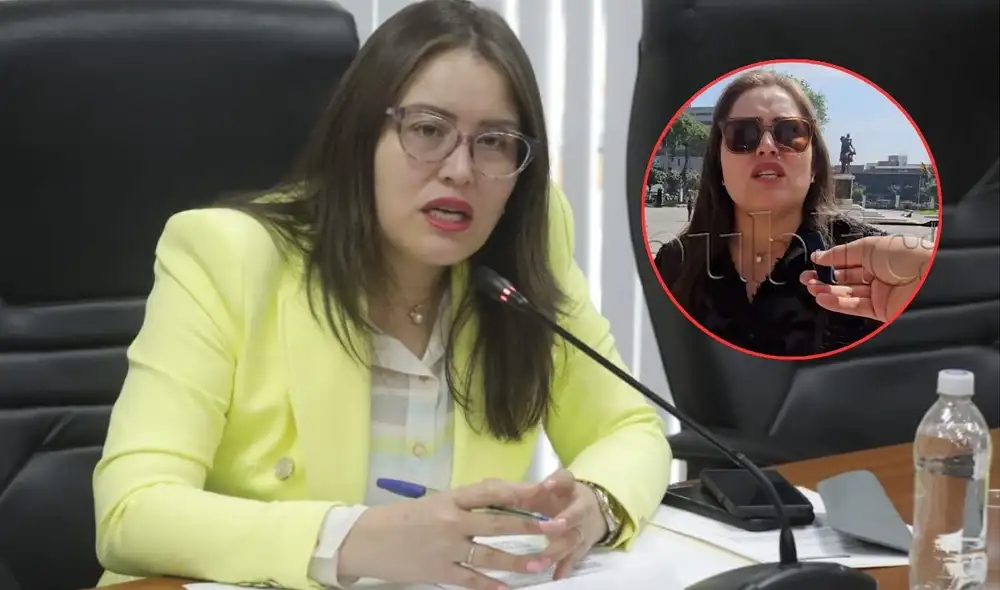 Noelía Herrera minimizó feminicidio cometido contra Eyvi Agreda | Composición: LR. Noelía Herrera minimizó feminicidio cometido contra Eyvi Agreda | Composición: LR.