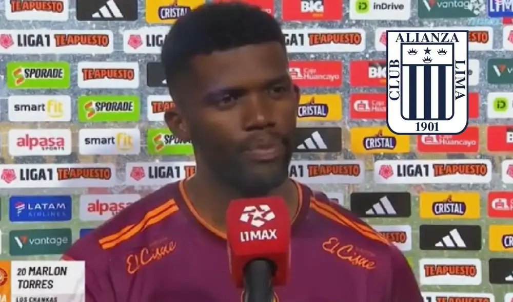 Marlon Torres lanzó advertencia a Alianza Lima. Foto: Liga 1/composición LR