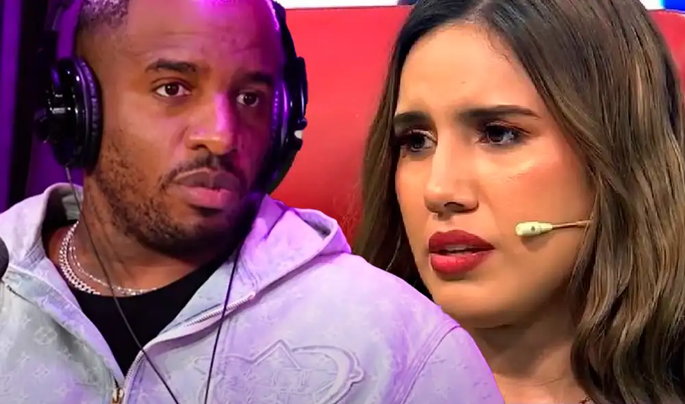 Jefferson Farfán enfrentado nuevamente con Darinka Ramírez. Foto: Composición LR/Captura/YouTube