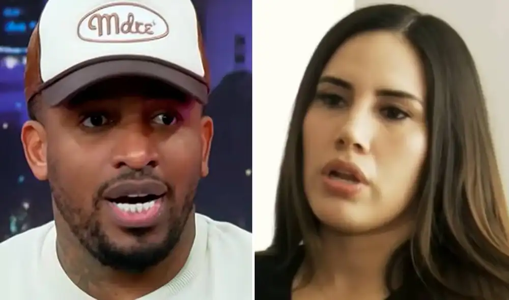 La empresaria Darinka Ramírez y su abogado se presentaron en programa de Magaly Medina tras asegurar que Jefferson Farfán quería reducir la pensión de su hija.