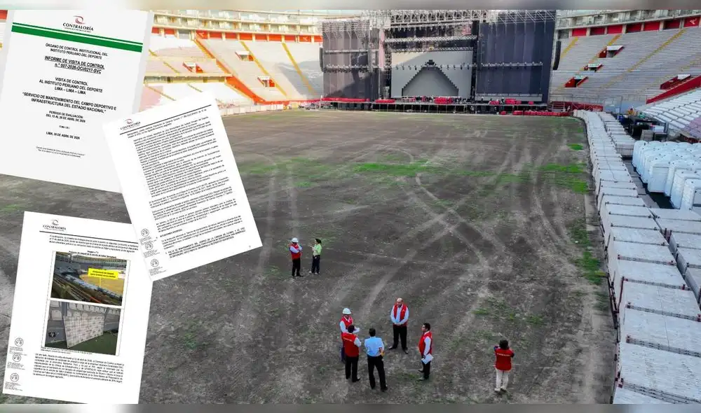 Informe de la Contraloría General de la República sobre el Estadio Nacional.