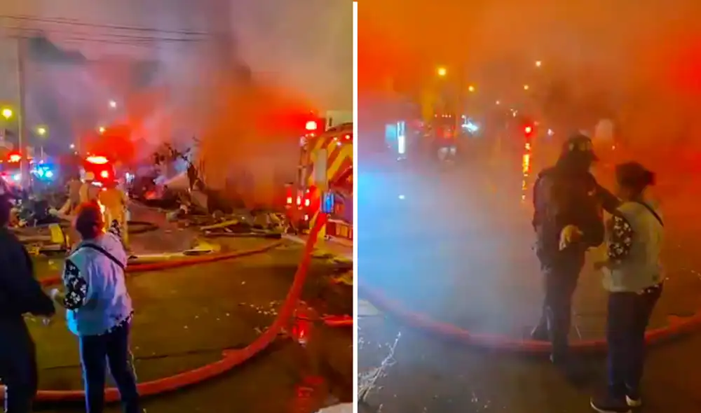 El humo del incendio afectó a los vecinos cercanos a la zona de emergencia