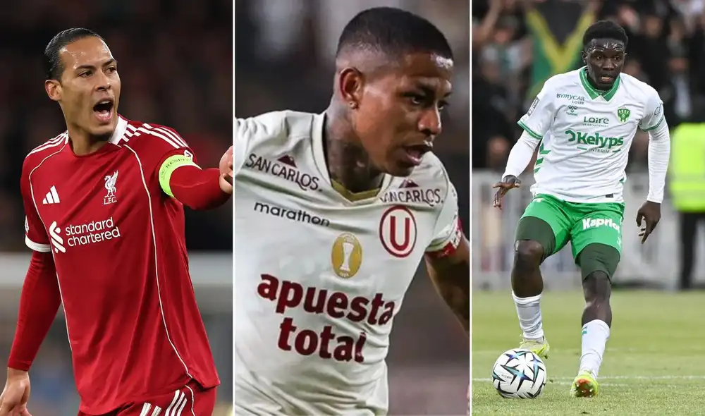 Liverpool, Universitario y Saint-Étienne juegan hoy viernes 15 de mayo en sus respectivos campeonatos. Foto: Premier League/Liga 1/Ligue 1/composición LR