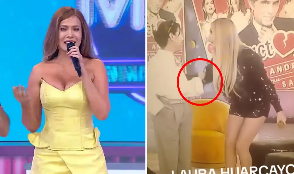 Laura Huarcayo es la conductora principal en 'Mande quien mande'. Foto: Composición LR/América TV.