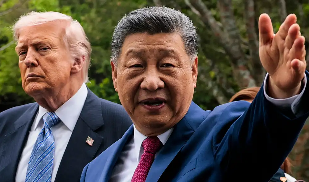 La cumbre entre Donald Trump y Xi Jinping en Beijing dejó una mezcla de simbolismo y decepción ante la falta de acuerdos oficiales. Foto: AFP. La cumbre entre Donald Trump y Xi Jinping en Beijing dejó una mezcla de simbolismo y decepción ante la falta de acuerdos oficiales. Foto: AFP.