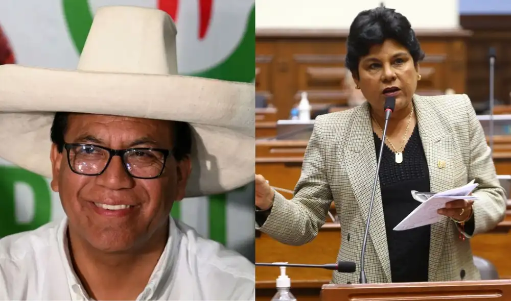 Norma Yarrow ya habla de una eventual vacancia contra Roberto Sánchez | Composición: LR.