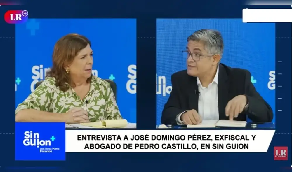 Rosa María Palacios entrevista a José Domingo Pérez Rosa María Palacios entrevista a José Domingo Pérez