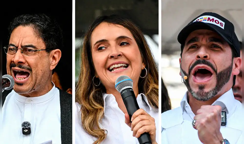 Los distintos sondeos, incluidos Invamer, GAD3 y CNC, coinciden en que ningún candidato asegura una victoria en primera vuelta. Foto: AFP. Los distintos sondeos, incluidos Invamer, GAD3 y CNC, coinciden en que ningún candidato asegura una victoria en primera vuelta. Foto: AFP.