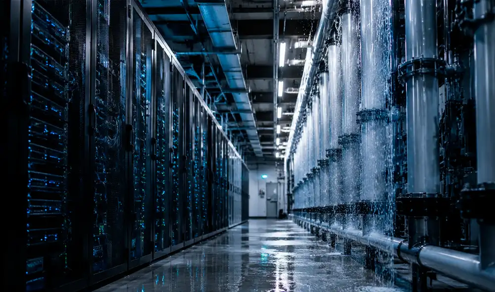 La inteligencia artificial transforma la creación de contenido digital, pero su gran consumo de agua en centros de datos plantea un desafio ambiental significativo.