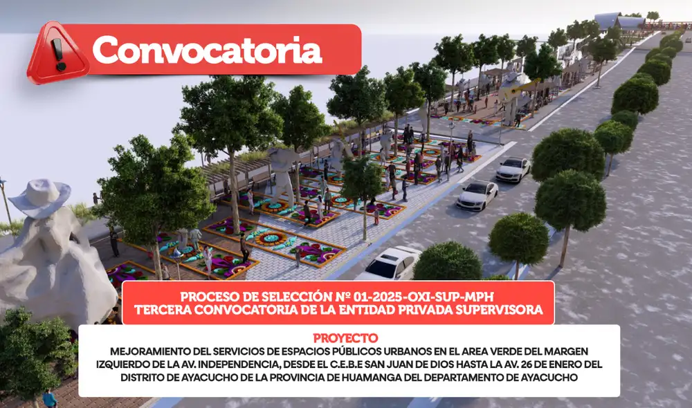 Municipalidad de Huamanga realiza procesos de selección. Fuente: difusión.