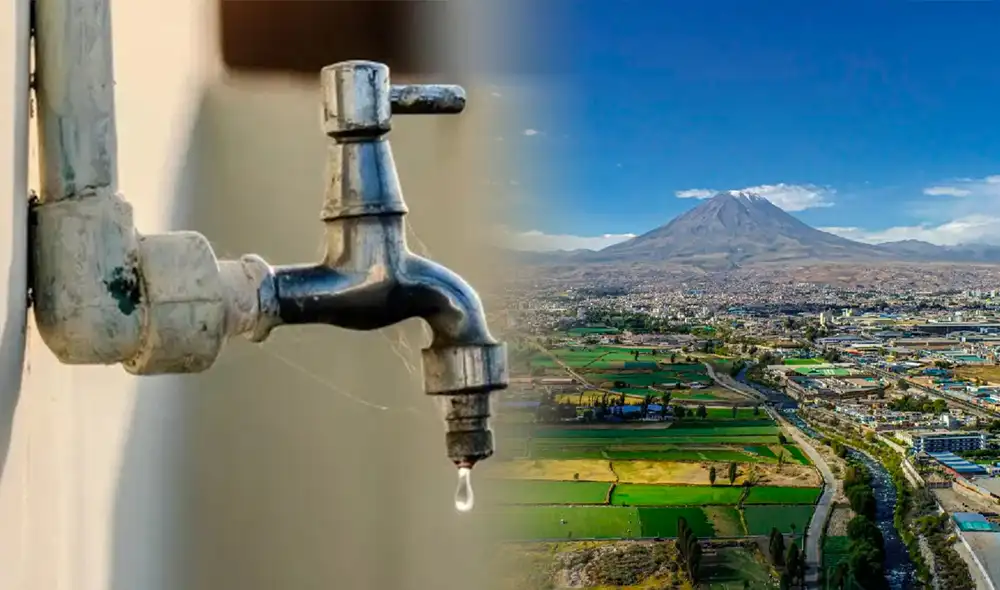 Conoce los distritos y zonas afectadas por el corte de agua en Arequipa