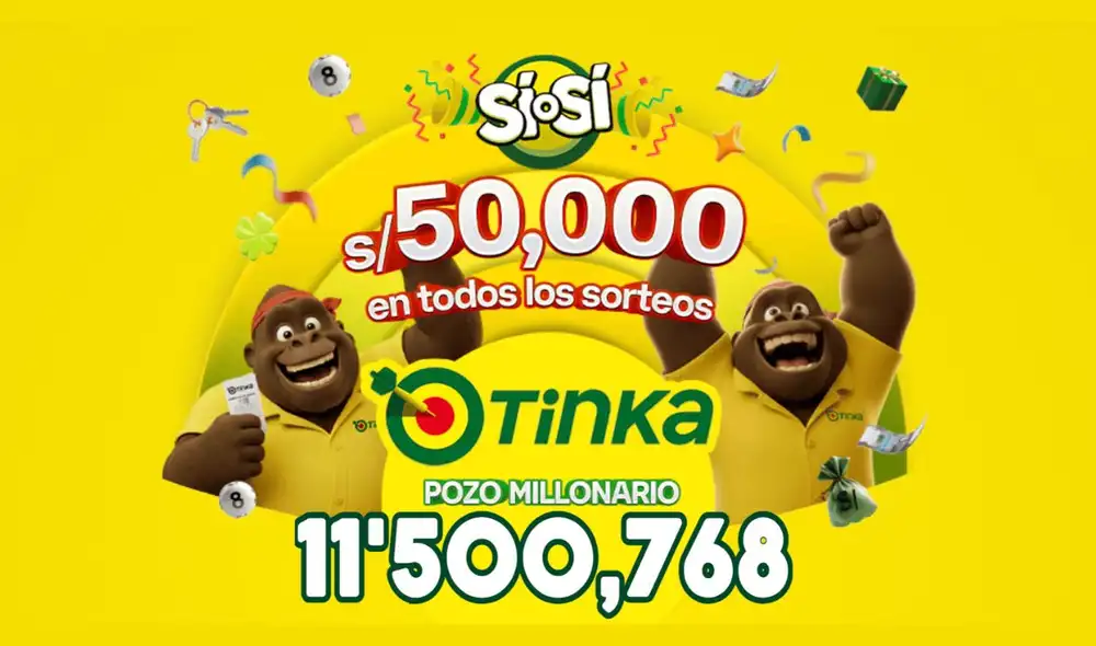 Sorteo de La Tinka del miércoles 20 de mayo: conoce los premios del Pozo Millonario, boliyapa, S/50.000 y más | Foto: La Tinka