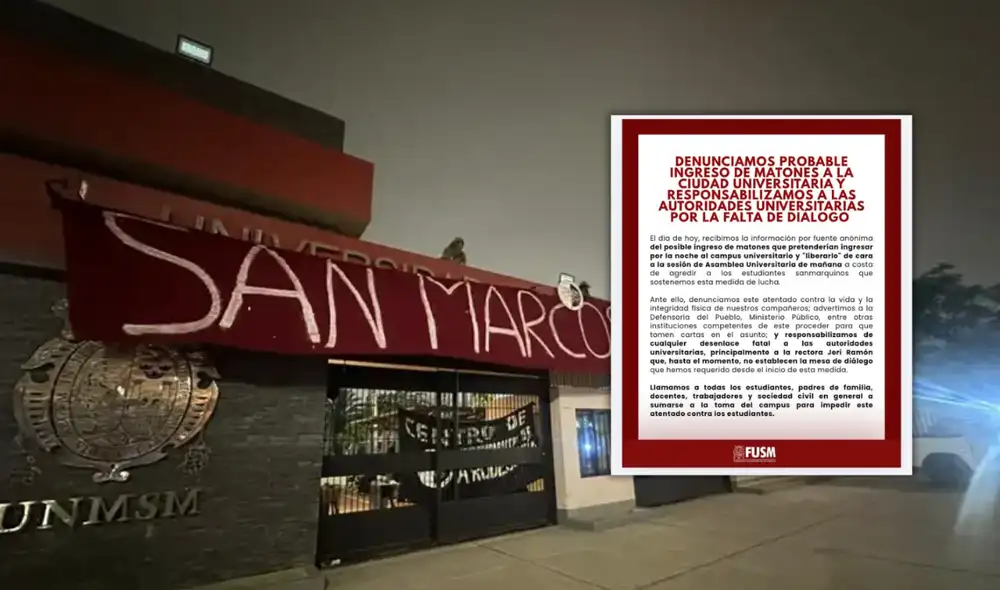 Alertan posible ingreso de matones en San Marcos
