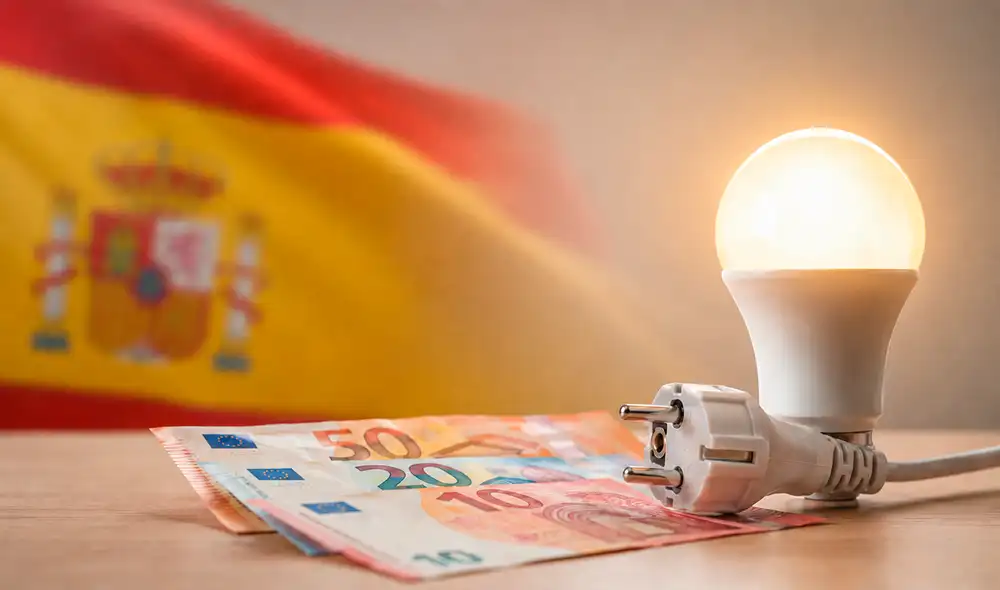El precio de la electricidad en España varía cada hora, y este 22 de mayo de 2026 se situará en 56,27 euros/MWh como promedio.