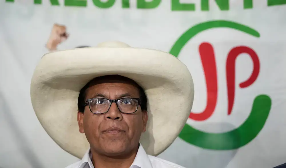 Roberto Sánchez, candidato presidencial de Juntos por el Perú.