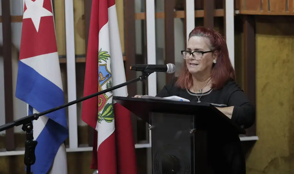 Yamila Pinto, embajadora de Cuba.