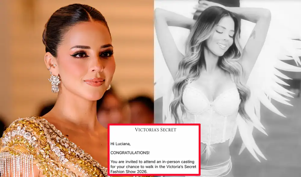 Luciana Fuster celebra su convocatoria para audicionar en el desfile de moda Victoria’s Secret 2026, una de las marcas más icónicas del sector.