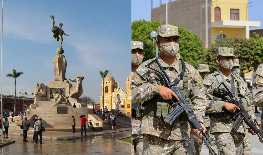Estado de emergencia en Trujillo y Virú fue prorrogado por disposición del Gobierno | Composición: LR. Estado de emergencia en Trujillo y Virú fue prorrogado por disposición del Gobierno | Composición: LR.