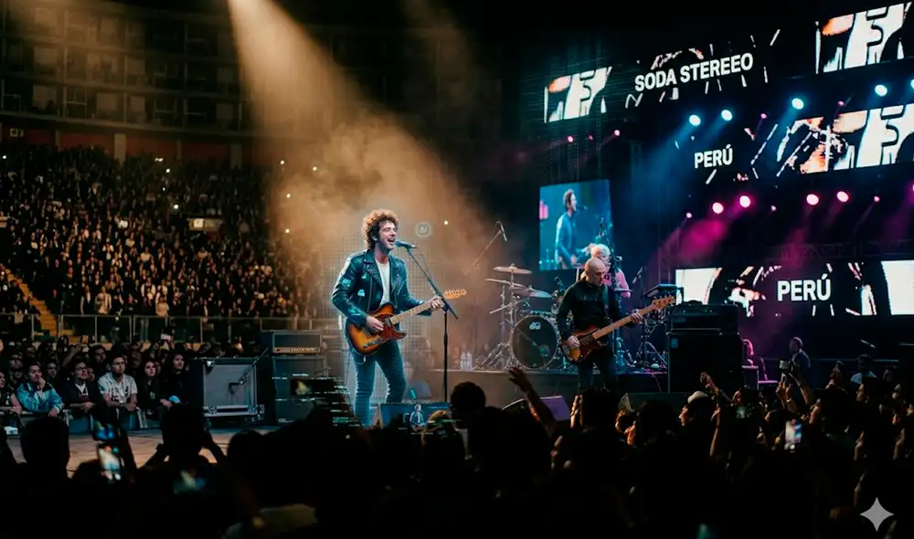 Soda Stereo es una de las bandas más legendarias en Latinoamérica. Foto: Gemini