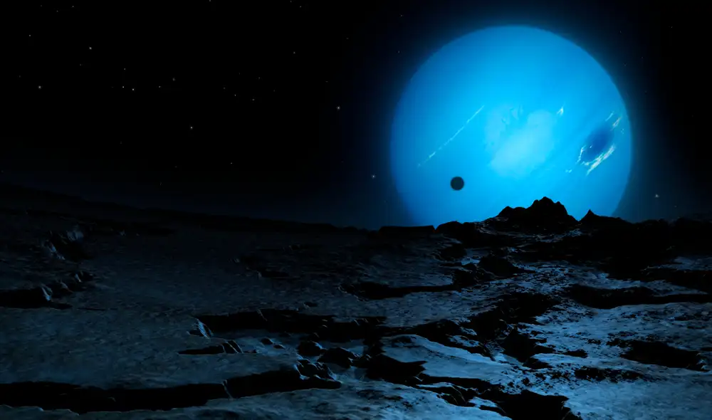 Una de las lunas más grandes de Neptuno ha permanecido en sus proximidades mucho más tiempo de lo que los científicos pensaban. Foto: Marck Garlick / Science Photo Library