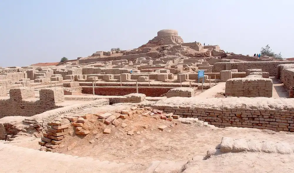 Vista del sitio arqueológico de Mohenjo-daro. Foto: Saqib Qayyum Vista del sitio arqueológico de Mohenjo-daro. Foto: Saqib Qayyum
