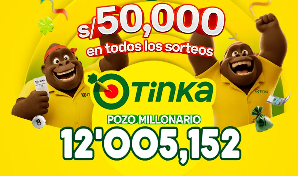 Sorteo de La Tinka domingo 24 de mayo. Conoce los números ganadores.