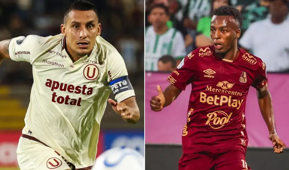 Universitario y Deportes Tolima se enfrentan por la clasificación a octavos de final. Foto: Libertadores/Liga Dimayor/composición LR